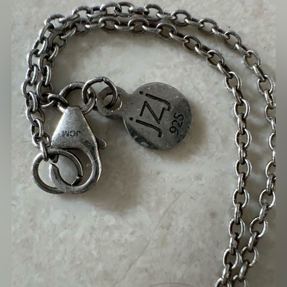 JZJ Jennifer Zeuner 925 Sterling Silver LOVE Elegant Heart Lariat Necklace - Picture 3 of 8